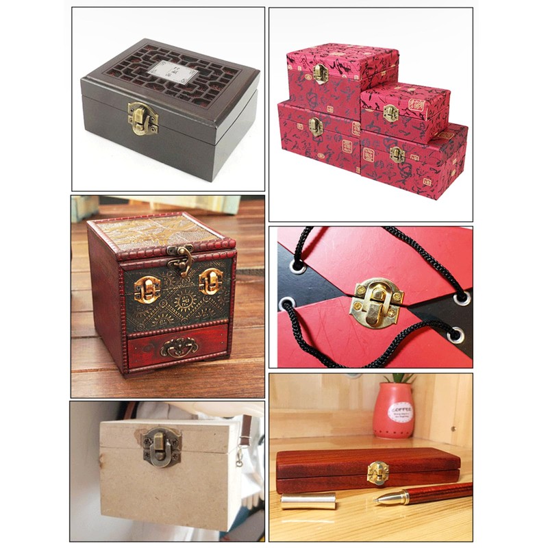 20Pcs Latch,Toggle Catch Latch Clasp,Jewelry Box Lock Buckle for Packaging,Gift