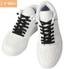7STROBBS 2 PAIRS No Tie Elastic Laces, 8MM Easy Shoelaces