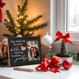 QGFM Pet Memorial Picture Frame 4x6, Sympathy Photo Frame for Loss of Cat Dog, Bereavement Gifts for Loss of Pet, Dog Cat Passing Away Photo Frame