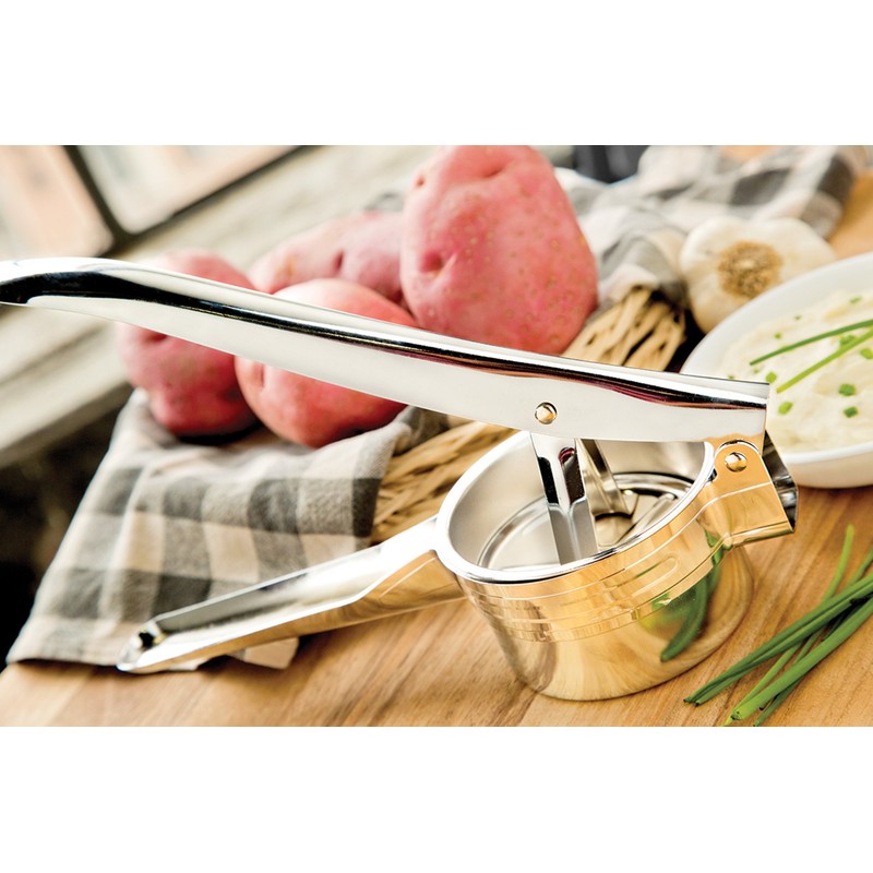 Fox Run 5773 Potato Ricer/Fruit Press, Chrome-Plated Steel