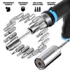 MANWALD Universal Socket Tool Set, Ratcheting T-Handle Screwdriver Set with