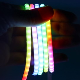 airgoo 8.2ft Addressable RGB COB LED Strip, 150 LEDs Total, 2 inch Ultra-Narrow Board Width, Easy to Hide and Install, 5V 3-pin Connector, for AG-DRGB04 SignalRGB Controller (Not Included)