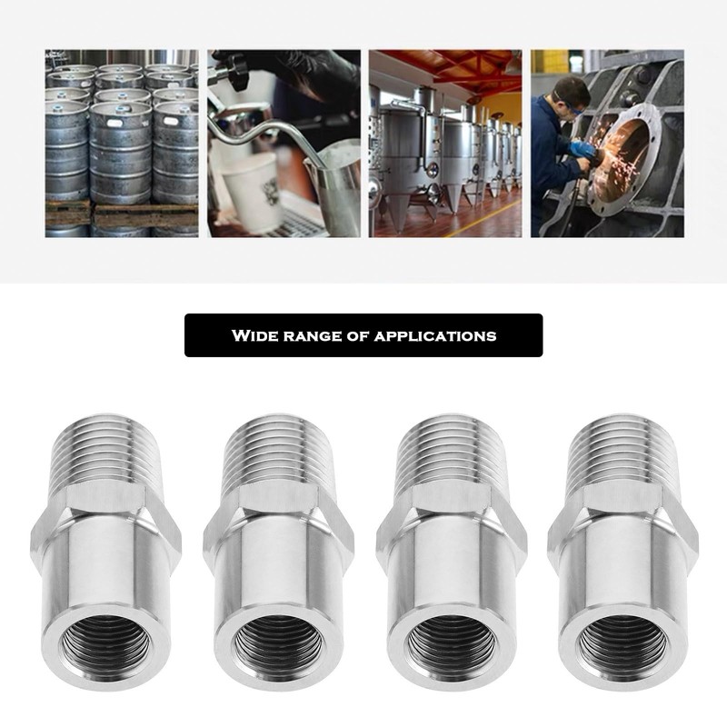 SG Store 4 Pieces 1/8 Inch Female to 1/4 Male