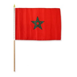 One Dozen Morocco 12x18in Stick Flags.