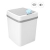 QWORK® Automatic Sensor Trash Can Touchless Motion Sensor Bin with