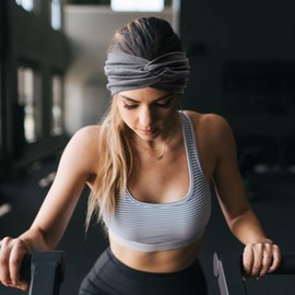 DRESHOW 4 Pack Turban Headbands for Women Wide Vintage Head Wraps Knotted Cute Hair Bands Accessories