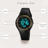 Digital Wristwatch for Women Unisex Waterproof Sports Stainless Steel Watches