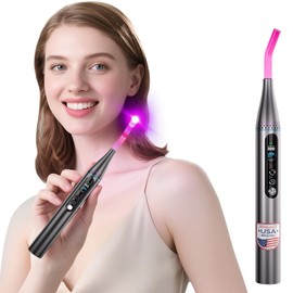 Cold Sore Treatment for Lips, 3-in-1 Wireless Infrared Red Light Therapy Treatment Inside Mouth, Red Light Therapy for Face, Infrared Blue Light Therapy for Fast Recovery, Pain Relief, Skin Health.