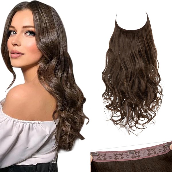 SARLA SARLA Invisible Wire Hair Extensions with 3 Clips Short