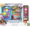 Squish-a-longs On-The-Go Luggage Playset (2) 1” Mini-Squish & 3 Accessories