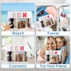 Sun Makeup Bag Summer Sunscreen Clear PVC Cosmetic Letter Pouch