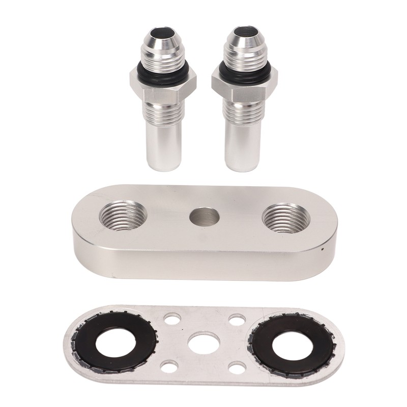 Transmission Cooler Line Adapter Plate with 6AN Fitting 551121 6AN