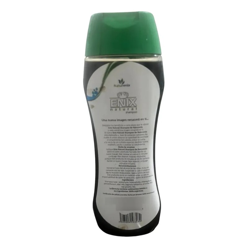 Shampoo Enix Natural 415ml Anticaída Y Nacimiento Nuevo