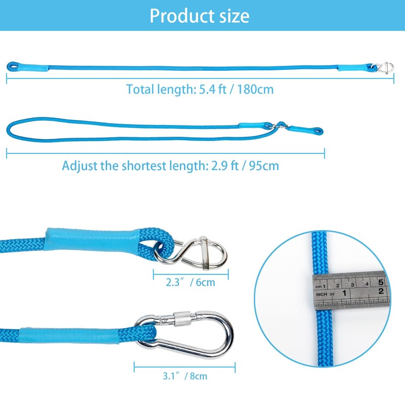 DONILIGA Adjustable Tree Swing Rope, Tree Swing Strap - Suitable