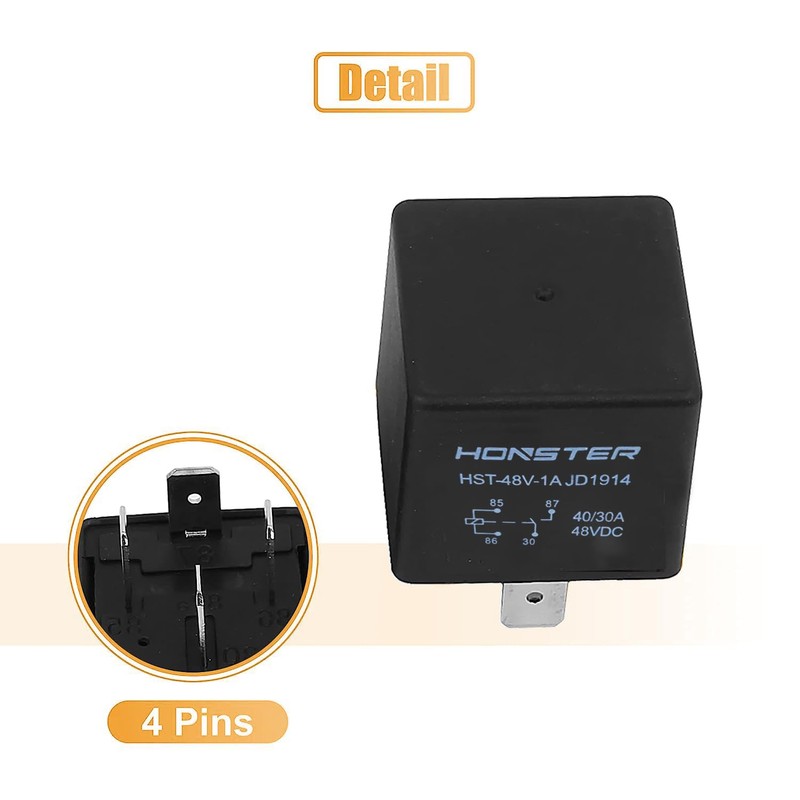 Pack of 5 JD2912 4 Pin DC 48 V 40