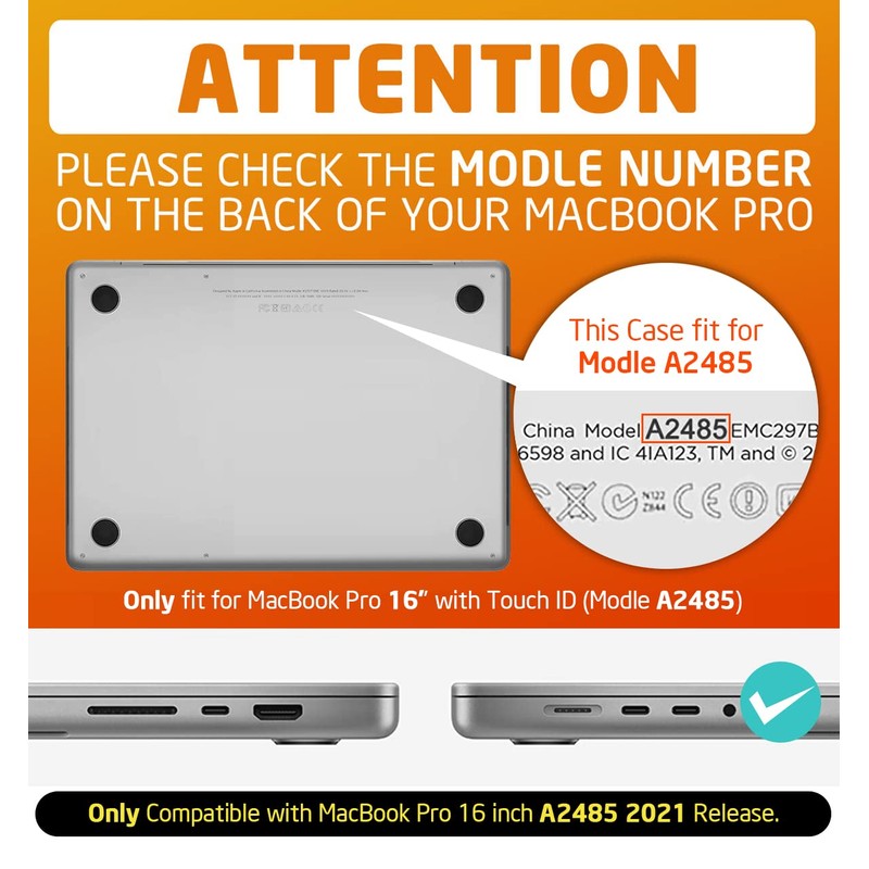 SUPCASE for MacBook Pro 16 Inch Case with Stand 2024-2021