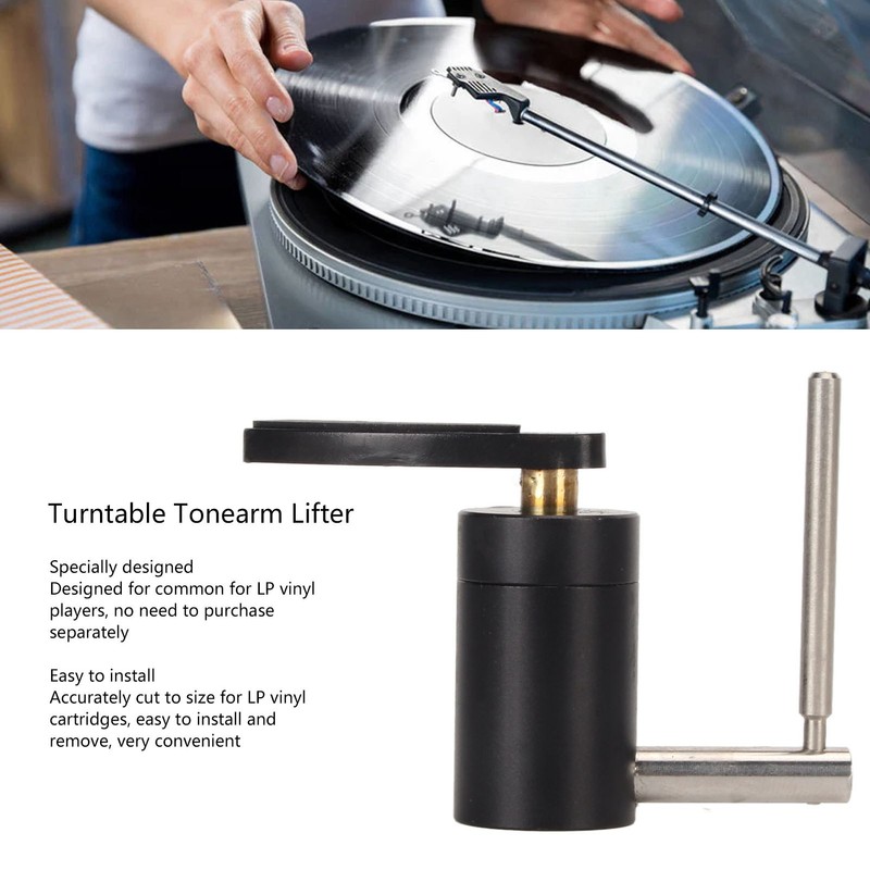 Turntable Tonearm Lifter Aluminium Alloy Professional Easy to Install 2.5mm