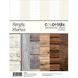 Simple Stories Paper PAD 6X8/WOODS, Color Vibe Woods