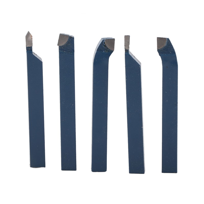 5pcs Lathe Tool Carbide Tipped Weld Turning Tool Set Machine