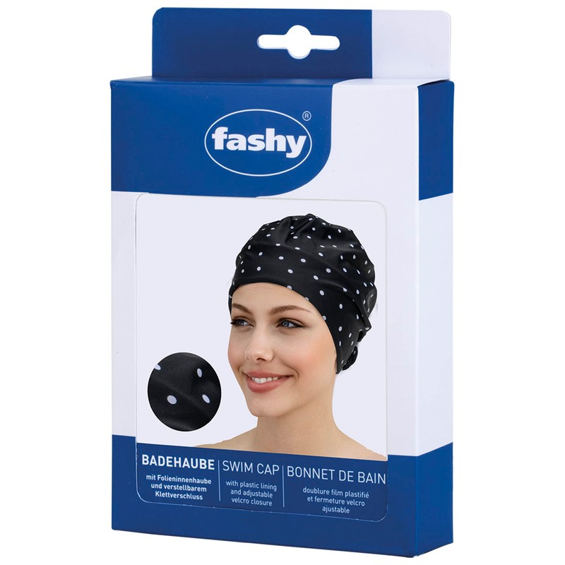 Fashy Women's Exclusive Swimming Cap - Black, One Size EU