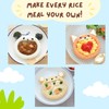 Arnest My Form Rice Press Mold 2pcs (Cat, Panda) &