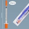 Hautllaif 20 pack 1ml 31G 0.3x13mm Plastic Multiple Uses Measuring