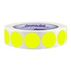 ChromaLabel 1 Inch Round Label Permanent Color Code Dot Stickers,