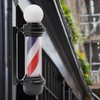 AngelcityCC 26.8 in Wall-Mounted Barber Pole Led Light, Red, White,