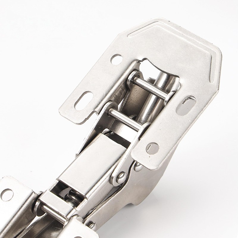 Pack of 4 Screw-On Hinges, Opening Angle Furniture Hinges, Door