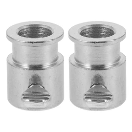 BESPORTBLE 2pcs Barbecue Grill Accessories Rollers Rotisserie Rod Stops Bolts Rotisserie Supply Reusable Spit Stops Rotisserie Bushing Rotisserie Spit Bolt Grilling Accessory
