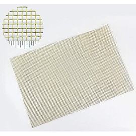 Heavy Duty (8 LPI x 2.5mm Hole x 0.63mm Wire) Brass Mesh - A5 (150 x 210mm)