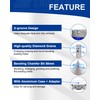 SHDIATOOL Diamond Drilling Core Bits Set Chamfer Bits for Porcelain