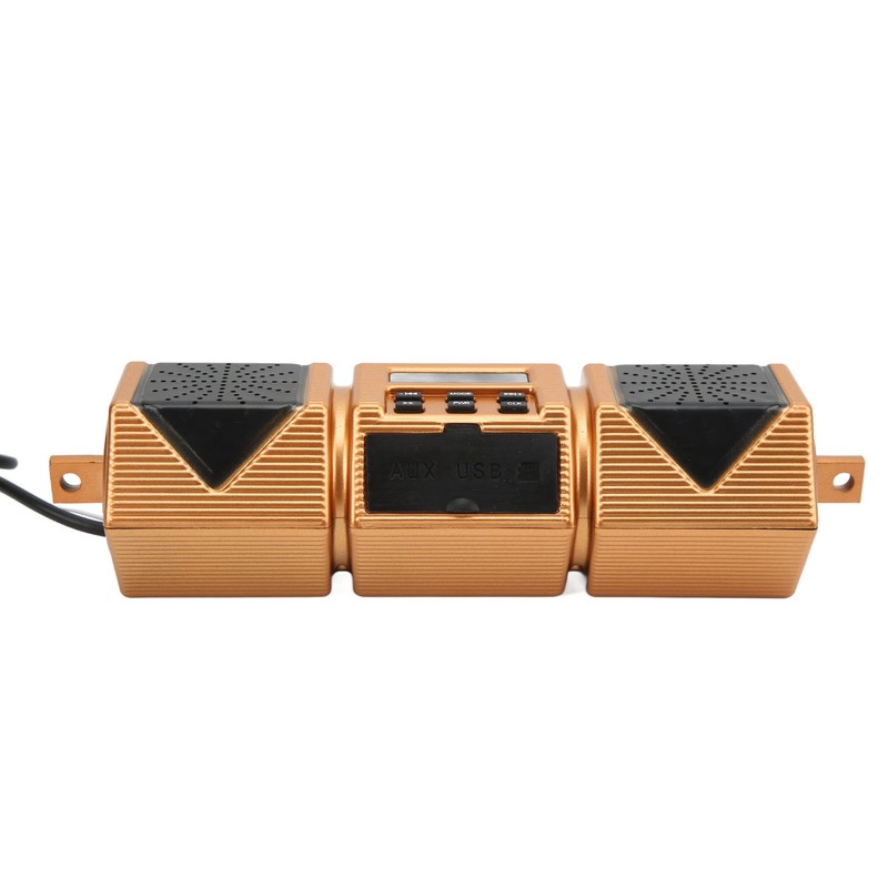 Motorcycle Stereo Speaker Handlebar Mount MP3 Music Player IP54 Waterproof