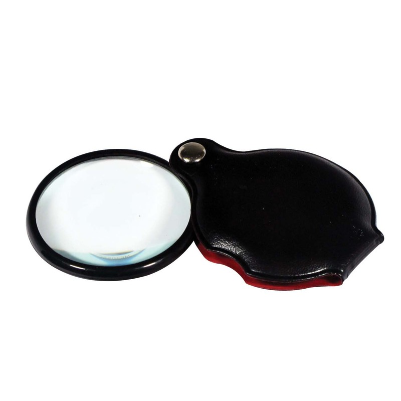 SE 2" Folding Pocket Magnifier with 5x Magnification - MF2055C