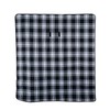 True Dine Black Plaid Picnic Blankets, Set of 1