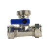 Plumb Bliss Washing Machine Valve - Tee (15mm x 15mm