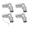 M METERXITY 4-Pack Structural Pipe Connector, 90 Degree 3 Way