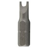 Drill America INS05-SP6 Spanner Insert Bit, 1/4" Hex Shank, #6x1"