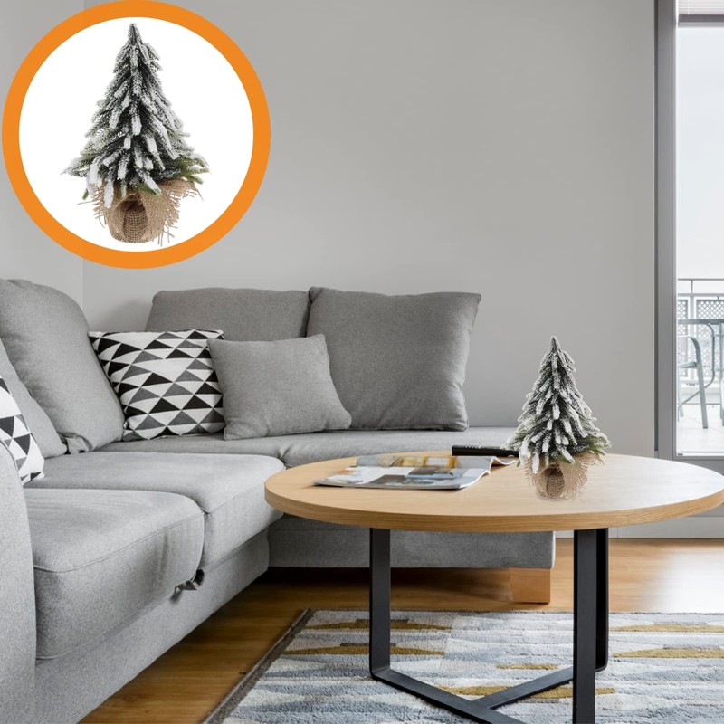 Gadpiparty Small Christmas Tree 2pcs Desktop Christmas Tree Artificial Mini