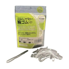 Nisshinbo Textile MB-9033TA-33G Mobilon Band 90x3x0.3 Transparent/Washed Type 33G 1 Bag (Pack of 150)
