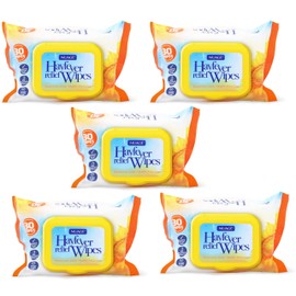 Wipes 30 x Hayfever & Allergy Relief Wipes for Hand & Face Traps Pollen Dust Dirt Pet Allergy Wet Hay Fever Wipes (150 Wipes (5 Packet))