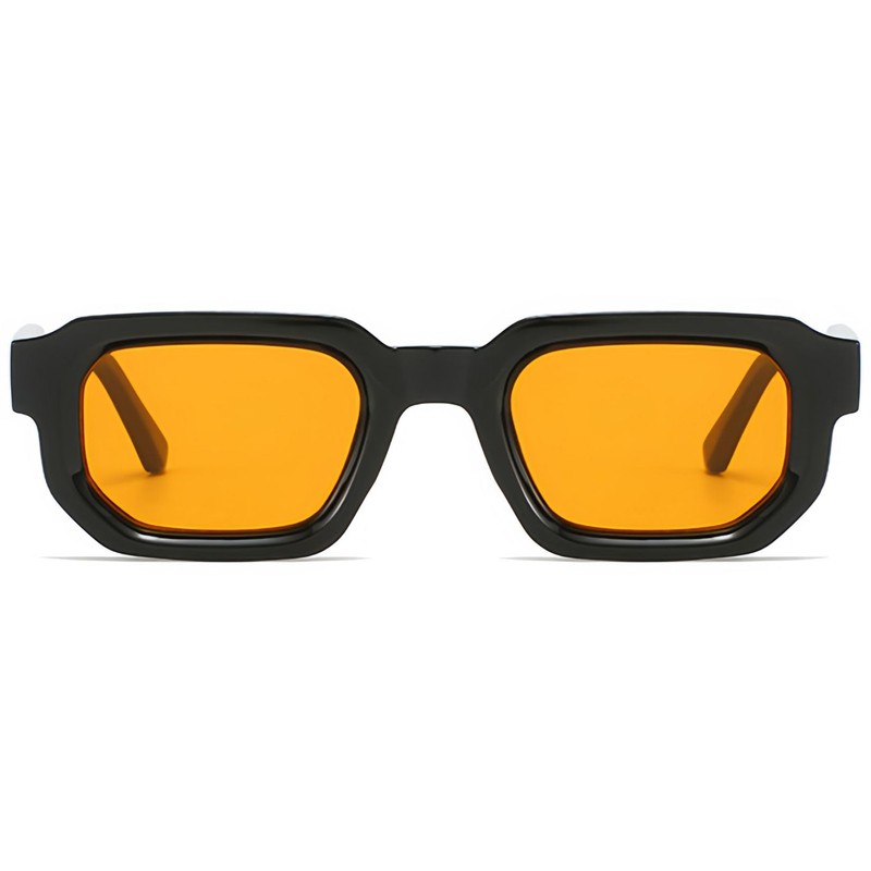 JCTAIFOO Trendy Rectangle Sunglasses Men Women Vintage Rectangular Retro Square