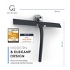 GÜTEWERK Shower Squeegee for Glass Doors, Silicone Window Squeegee, Bathroom