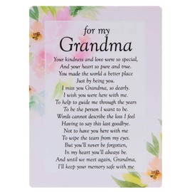 Widdle Celebrations For my Grandma Graveside Memorial Card - TY200
