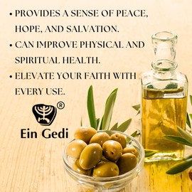 Ein Gedi Queen Esther Anointing Oil, Blessing from Jerusalem Gold Collection, Holy Land Anointing Oil for Prayers and Blessings. (12ml, Queen Esther)