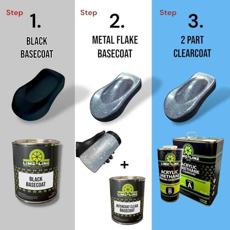 LiME LiNE 1 lb Metal Flake .008 Gold-Automotiv