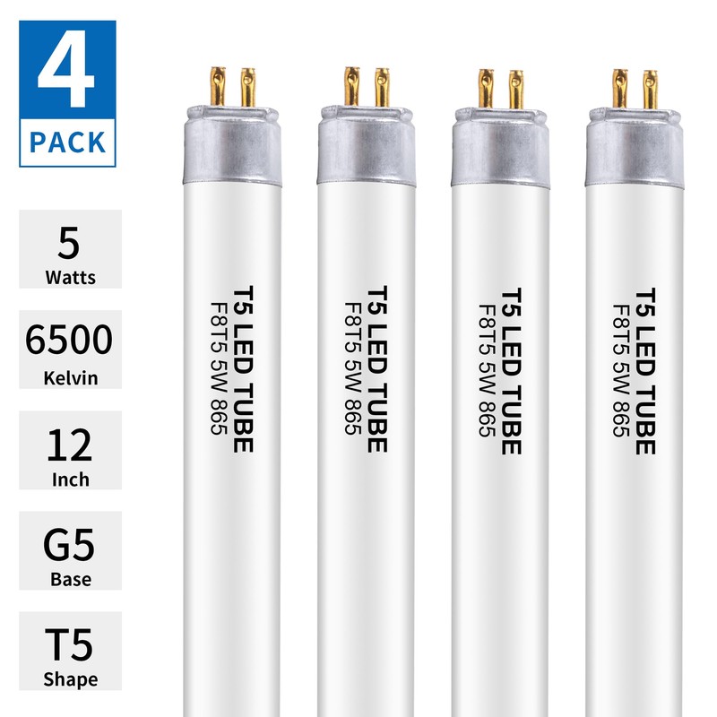 Wesome Lighting 12 Inch F8T5/DL LED Replacement Bulbs, 6500K Daylight,