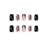 Enppode Medium Press on Nails Square Acrylic Nails Nude &