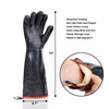 BBQ Grilling Gloves - 932 °F (18 inch) Black