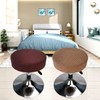 HuaLiSiJi Stool Cover, Round, 30-40 cm, Luxurious Fabric, Stretchy, Wrinkle-Free,